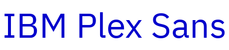 IBM Plex Sans लिपि